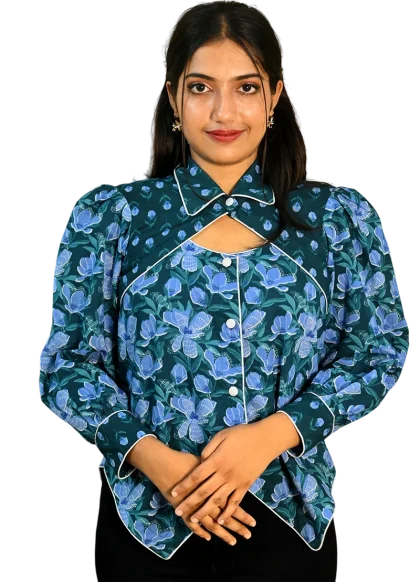 MIDNIGHT BLOOM SHIRT