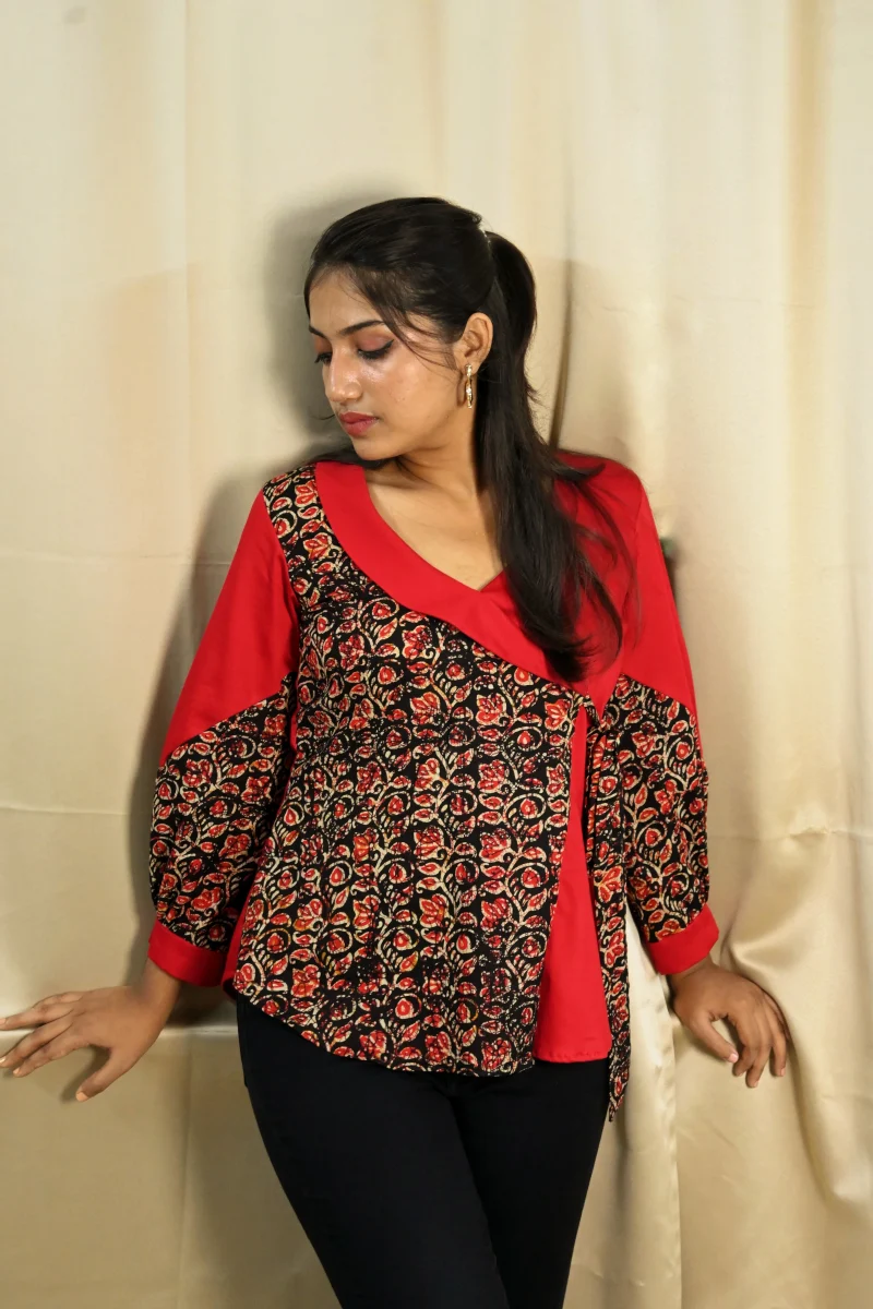 KALAMKARI WRAP TOP - Image 3