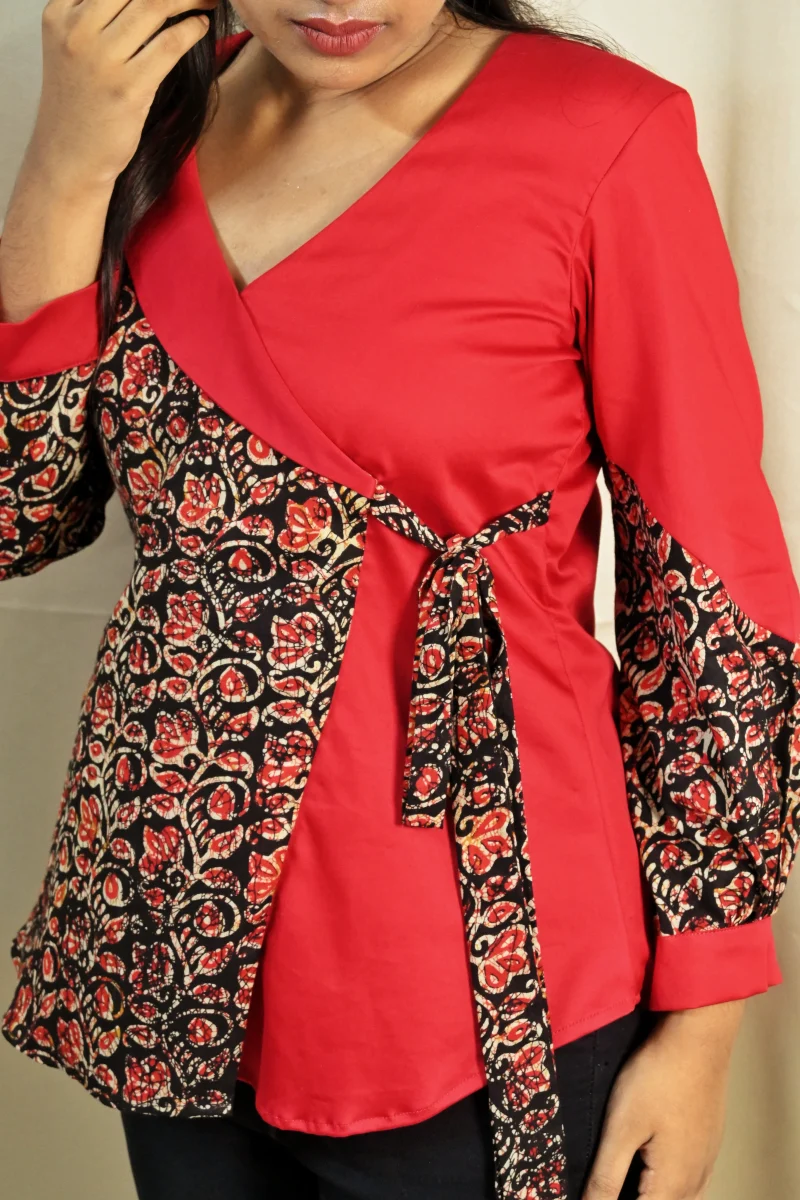 KALAMKARI WRAP TOP - Image 2