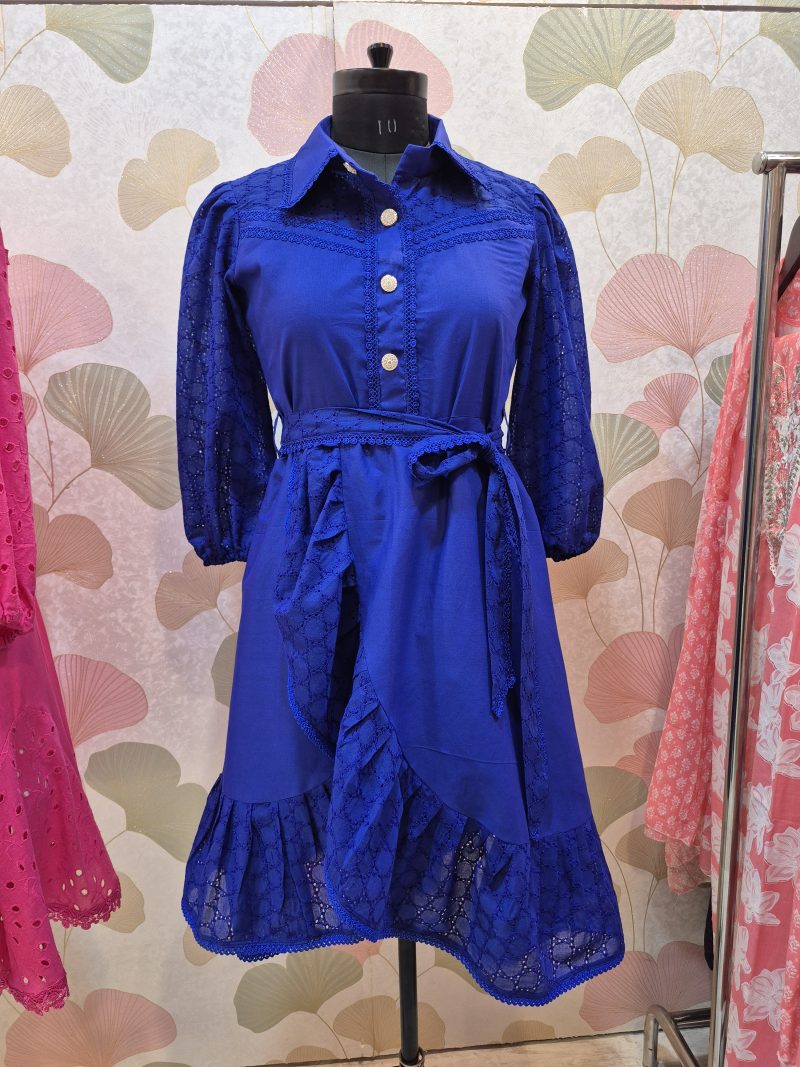 COBALT CHARM SHIRTDRESS - Image 7