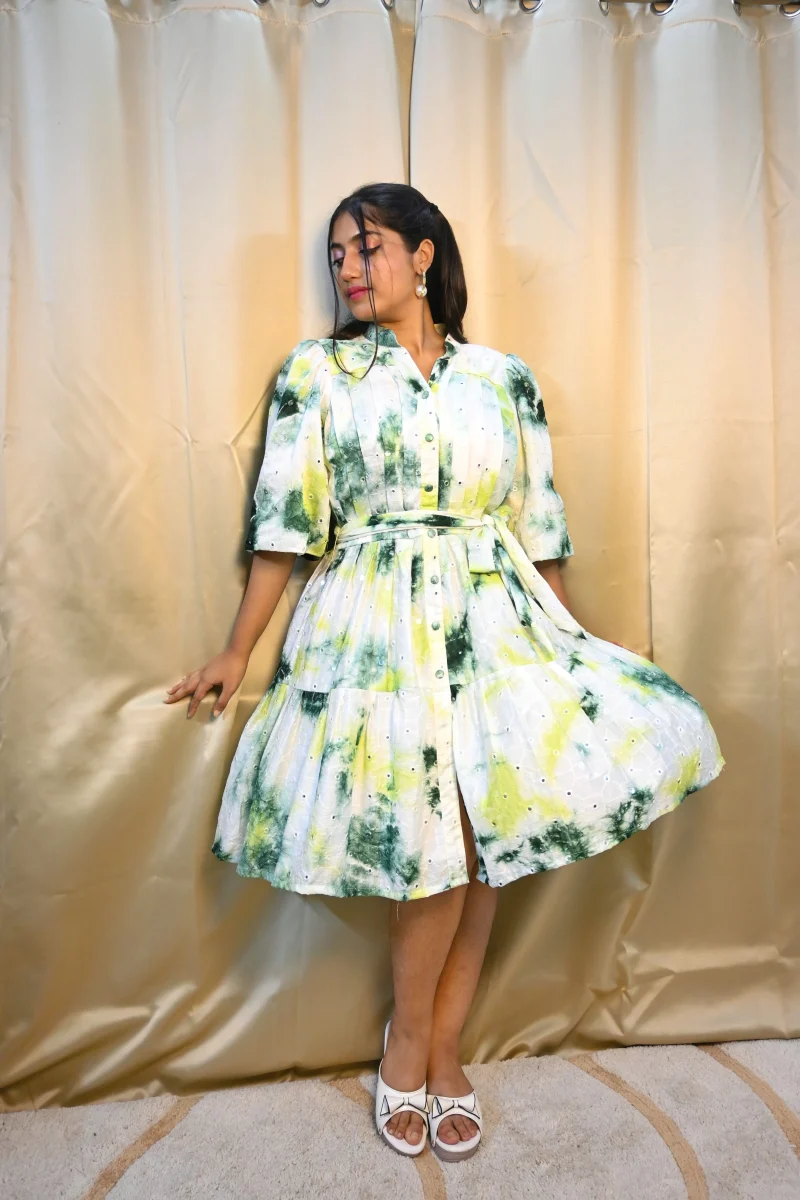 ZEN GARDEN TIE-DYE DRESS - Image 2