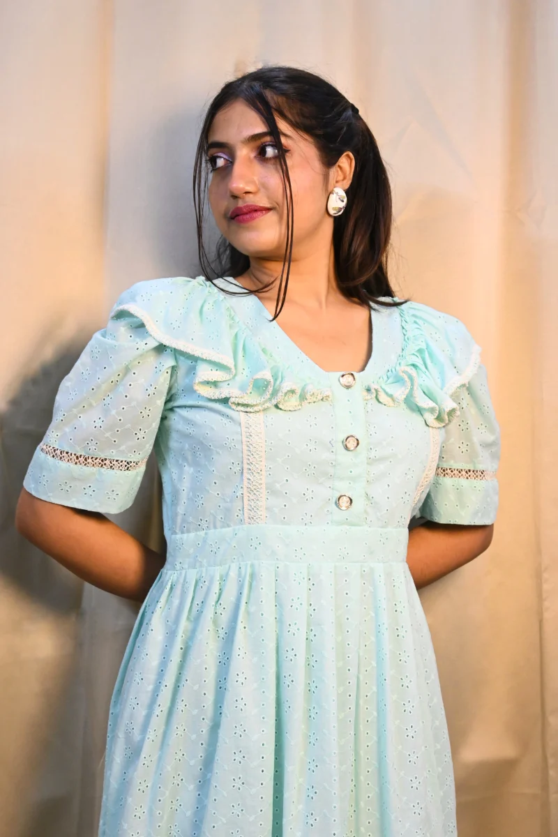 MINT MELODY TIERED DRESS - Image 2