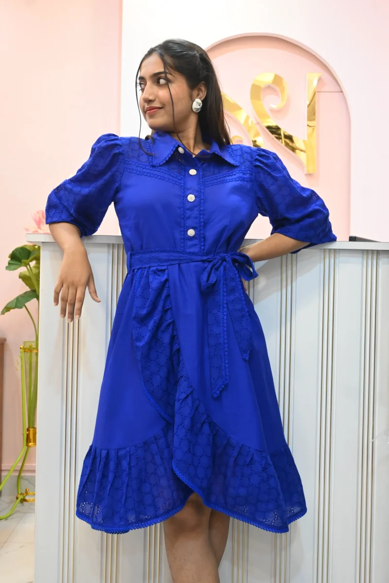 COBALT CHARM SHIRTDRESS - Image 2