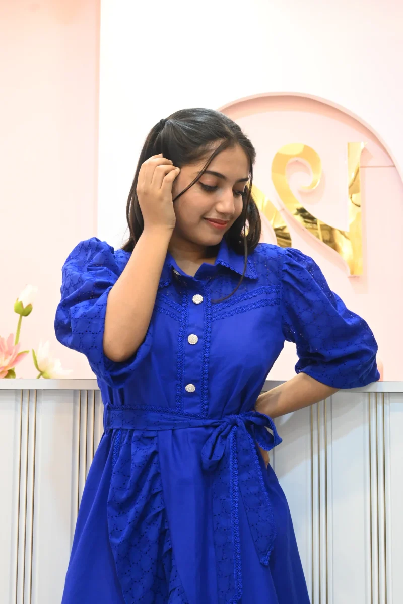 COBALT CHARM SHIRTDRESS - Image 3